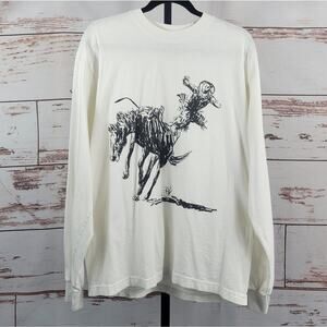 One of these days limited edition long sleeve tee bucking bronco size Medium